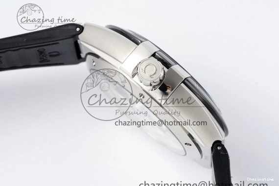 0104 Constellation Black Ceramic SS SBF 1:1 Best Edition Black Dial on Black Gummy Strap A8900 Super Clone TimelessDesign 7798